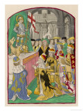 The Kings of Europe Gather to Pay Tribute to St. George Giclee Print by Henry Shaw