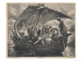 The Passing of Arthur Giclee Print by Noel Paton