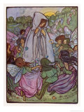 And if I Go Tonight Perchance They'll Let Me See Their Fairy Dance Giclée-Druck von Florence Harrison