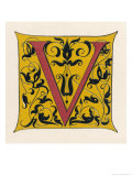 The Letter V Giclee Print by Henry Shaw