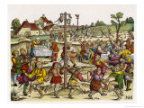 German Country Fair Giclee Print by Nikolaus Meldemann