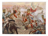 Wellington Defeats Ney Giclee Print by Vereker M. Hamilton