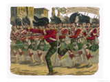 Lieutenant Macpherson Leads a a Charge by the 78th Highlanders to Capture Enemy Guns at Lucknow Giclee Print by Harry Payne