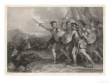 William Wallace Leads the Scots Against the English Giclee Print by J. Rogers