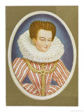 Gabrielle Estrees Mistress of Henri IV reproduction procédé giclée par Nicholas Hilliard