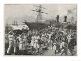 At Kingston Jamaica Giclee Print by Melton Prior