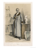 Jacques-Louis David French Artist Giclee Print by F. Philippoteaux