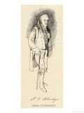 Samuel Taylor Coleridge English Poet and Critic in Old Age Giclee Print by Maclise 