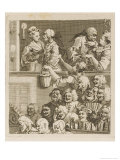 The Laughing Audience Lámina giclée por William Hogarth