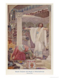 Nebuchadrezzar's Dreams Daniel Interprets the Prophetic Dream of Nebuchadnezzar King of Babylon Giclee Print by Evelyn Paul