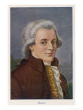 Wolfgang Amadeus Mozart Giclee Print by Rudolf Klingsbogl