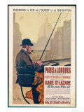 Paris-Londres reproduction procédé giclée par René Péan