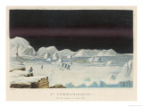 John Ross's Arctic Expedition: The First Contact with the Native Eskimos of Felix Harbour Giclee Print by W. Say