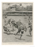 Cup Final Aston Villa Win Against West Bromwich Albion at the Crystal Palace. Final Score 1-0 Giclee Print by H.m. Paget