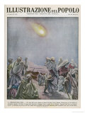 Meteor Over Sinai is Interpreted by Arabs as a Portent of Grave Events in the Red Sea Area Giclee Print by B. Ingegnoli