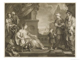 Moses is Brought Before Pharaoh's Daughter Who Adopts Him as Her Son Giclee Print by William Hogarth