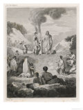 Fire Worship of the Zoroastrians Giclee Print by Nargeot 