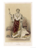Emperor of France in His Coronation Robes Giclee Print by F. Philippoteaux