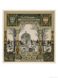 An Austrian Cemetery Giclee Print by Heinrich Lefler