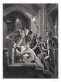 The Sixteen Year Old Prince Arthur is Murdered by His Uncle and Rival for Power King John Giclee Print by J. Rogers