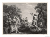 John the Baptist "Repent Ye for the Kingdom of Heaven is at Hand" Giclee Print by H.b. Hall