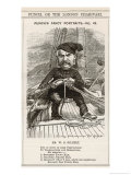 William Schwenck Gilbert, English Playwright and Collaborator with Sullivan Giclee Print by Linley Sambourne