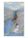 Psyche Asks Pan for Advice Giclee Print by Dorothy Mullock