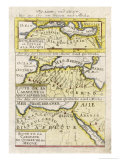 Pilgrim-Routes to Mecca from Morocco Giclee Print by Alain Manesson Mallet