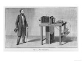 Dussaud's "Teleoscope" 1, Transmitting Giclee Print by Poyet 