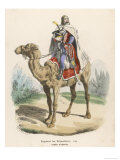 Regiment des Dromadaires During Napoleon's Egyptian Campaign Giclee Print by Leloir 