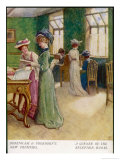 Reception at Debenhams reproduction procédé giclée par Byam Shaw