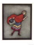 Le petit chaperon rouge reproduction procédé giclée par Jennie Harbour