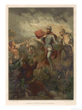 Macbeth, He Encounters the Witches Who Foretell His Destiny Giclee Print by R. Marti