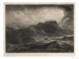 Macbeth, The Witches Vanish When Confronted by Macbeth, a Large Army is Amassing in the Background Giclee Print by Thomas Lupton