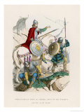 French Comte Sallies Forth to Make War Along with His Vassals Giclee Print by F. Philippoteaux