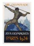 Poster for the Paris Olympiad Reproduction procédé giclée par Orsi 