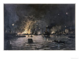 The City of Antwerp is Taken by German Forces after a Siege Giclee Print by Malfroy 