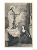 Marguerite-Marie Alacoque Has Her Fourth reproduction procédé giclée par A. Napier