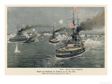 Battle of Tsushima Giclee Print by C. Schon