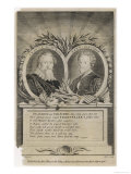 Francis Beaumont and John Fletcher Collaborating Writers Reproduction procédé giclée par Ryder 