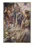 Saint Columba Giclee Print by J.r. Skelton