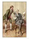 Mr. Yorick Reads the Letter from la Fleur Giclee Print by Everard Hopkins