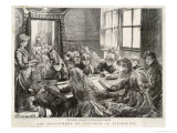 Children Working in the Pantomimes at Drury Lane Theatre Receive Lessons at the Theatre's School Giclee Print by Paul Renouard
