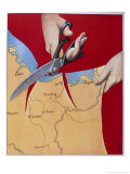 Comment on the Division of German Lands reproduction procédé giclée par Thomas Theodor Heine
