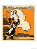 Mighty Casey Advancing to the Bat Giclee Print by Dan Sayre