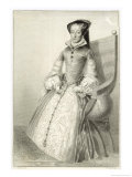 Mary Tudor Queen of England Giclee Print by W. Greatbatch