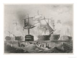 The Battle Rages Giclee Print by Harry Payne