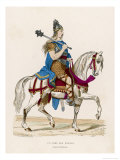 Chief of the Franks in Medieval France reproduction procédé giclée par Meunier 