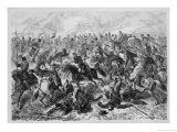 Cavalry Engagement Between Russian and Turkish Lancers at Eski-Saghra reproduction procédé giclée par X.a.h. Paar