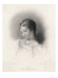 Augusta Ada Byron the Poet's Daughter as a Small Child Giclee Print by W.h. Mote